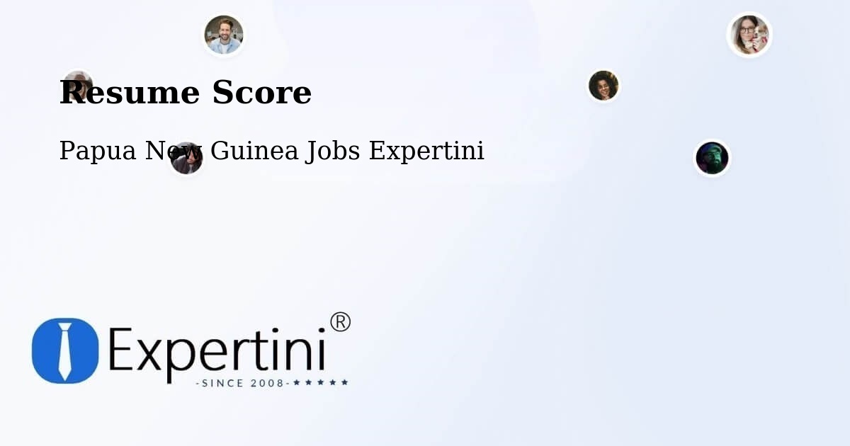 Resume Score & Job Description Match Tool – Tari - Papua New Guinea Jobs Expertini